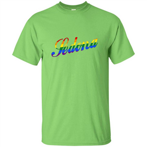 Sedona AZ Arizona LGBTQ Rainbow Flag T-shirt