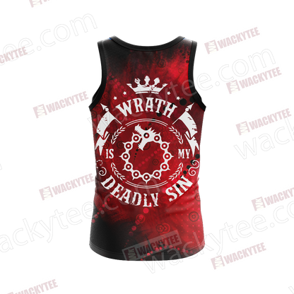 The Seven Deadly Sins - Wrath Unisex 3D Tank Top