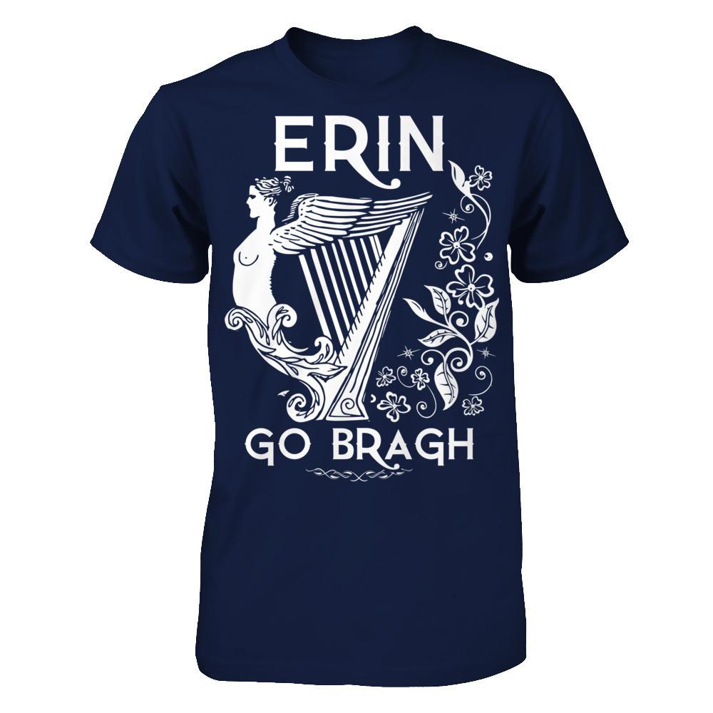 Erin Go Bragh T-shirt Gildan - Short Sleeve Tee Navy