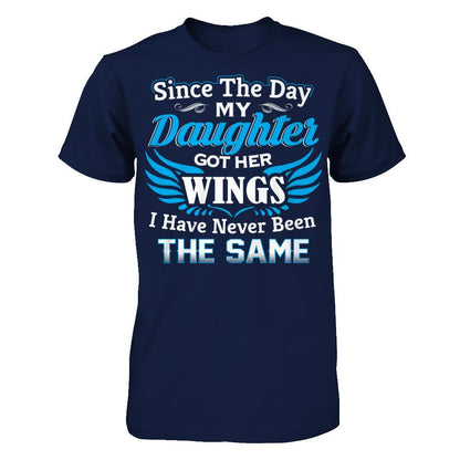 Since The Day My Daughter Got Her Wings - I Have Never Been The Same Gildan - Short Sleeve Tee Navy