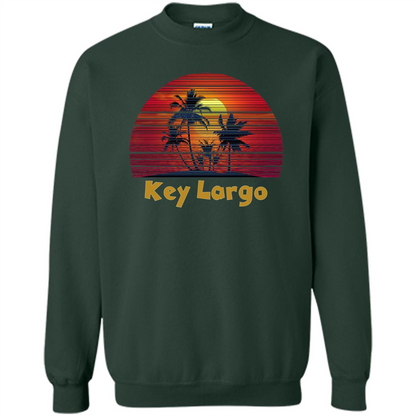 Key Largo Florida T-shirt Forest Green