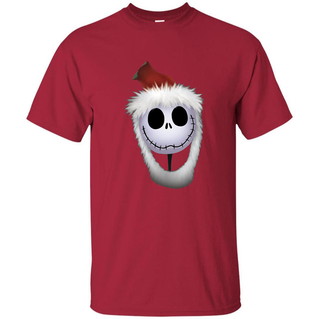Nightmare Before Christmas Santa T-shirt Cardinal