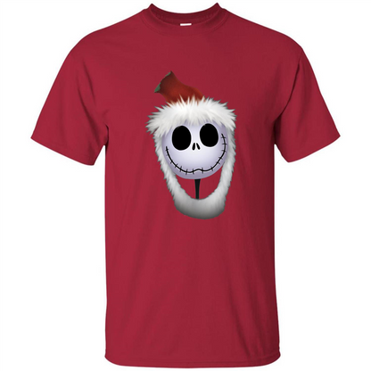 Nightmare Before Christmas Santa T-shirt Cardinal