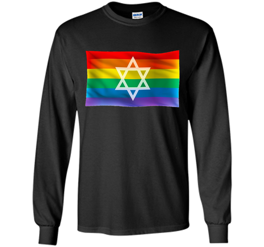 Jewish Gay Pride T-shirt Black