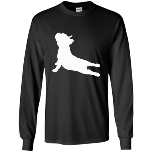 French Bulldog Yoga T-shirt Black
