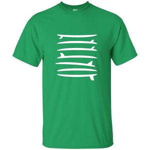 Surfing T-shirt The Longboard Single Fin Surfer T-shirt