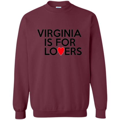 Virginia Is For The Lovers T-shirt Maroon