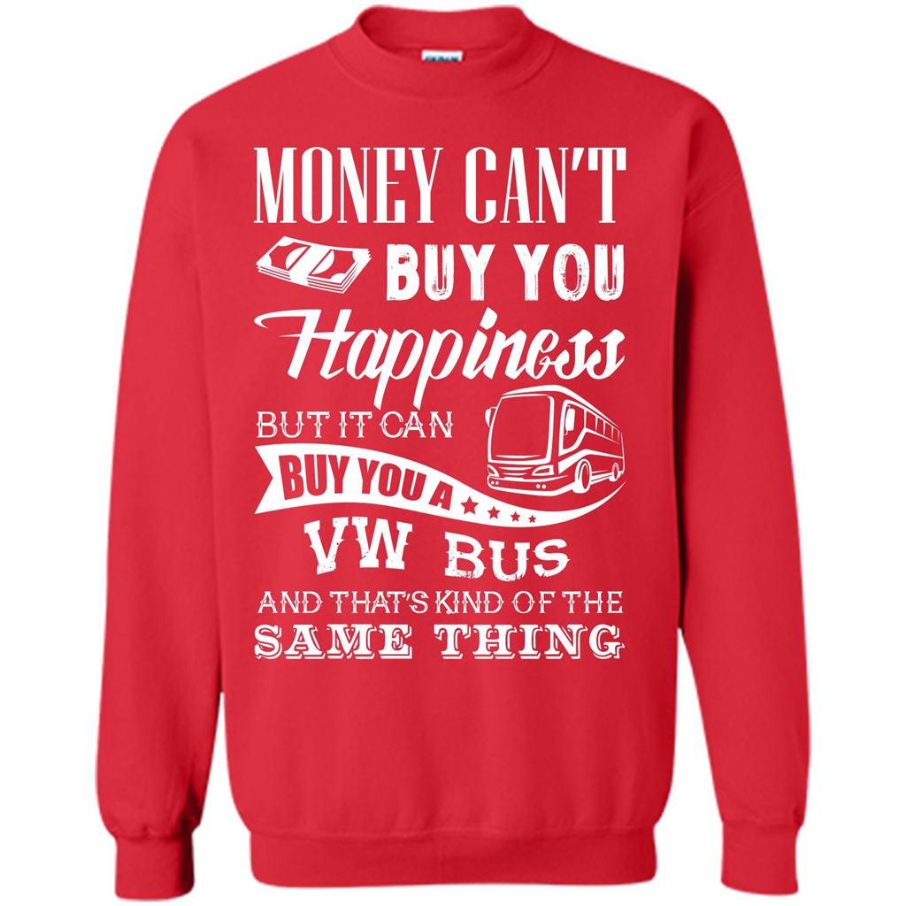 Driver T-shirt Money Can’t Buy You Happiness T-shirt Red