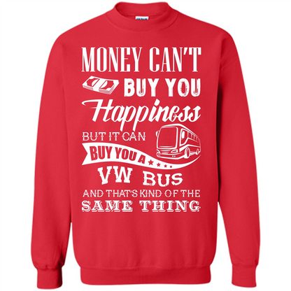 Driver T-shirt Money Can’t Buy You Happiness T-shirt Red