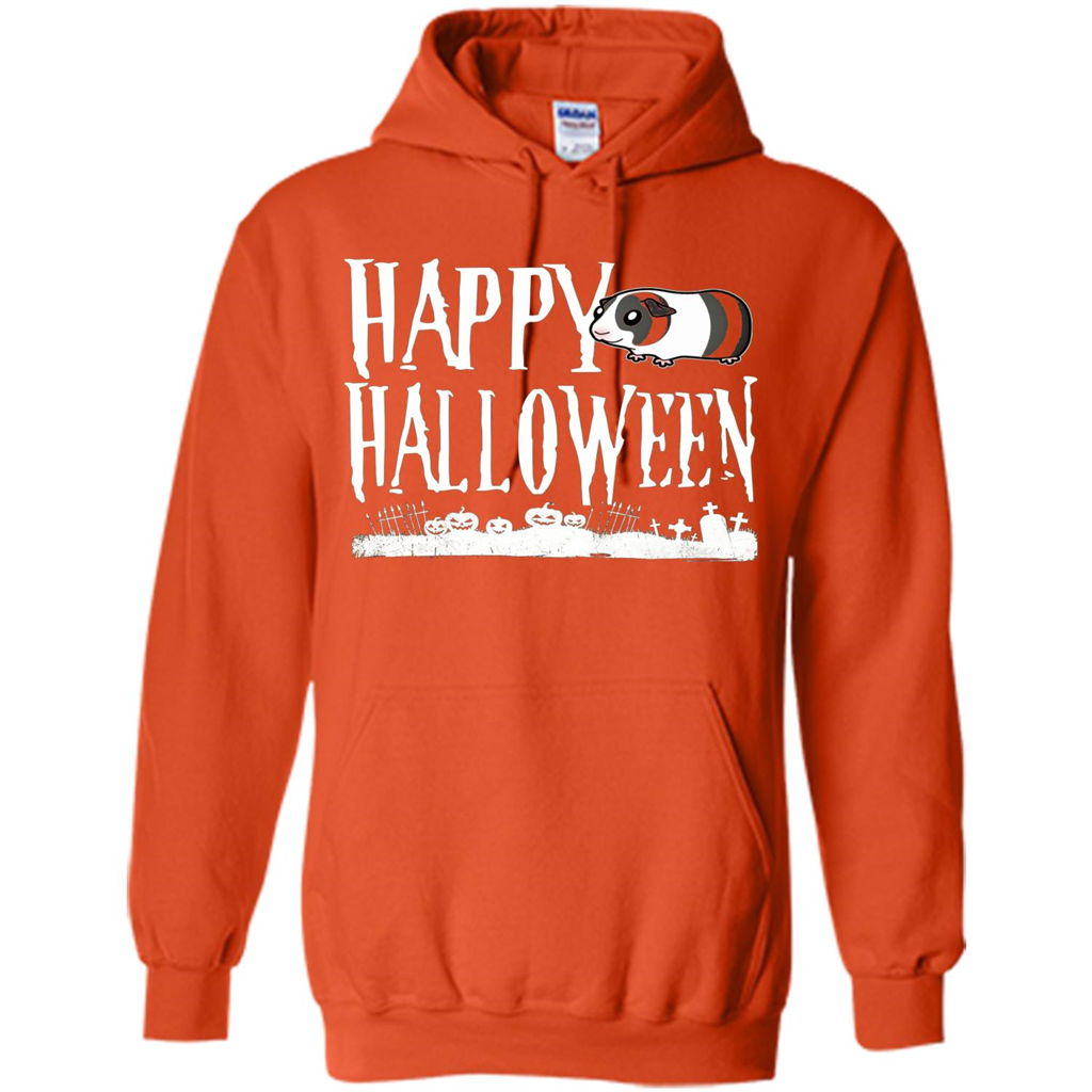 Happy Halloween Guinea Pig T-shirt Orange