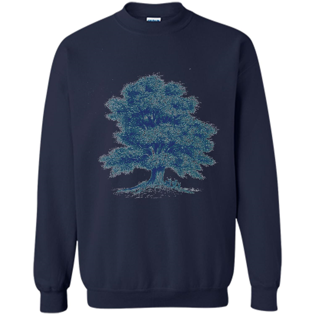 Maple Tree T-Shirt. Tree Natural Maple Tree T-shirt Navy