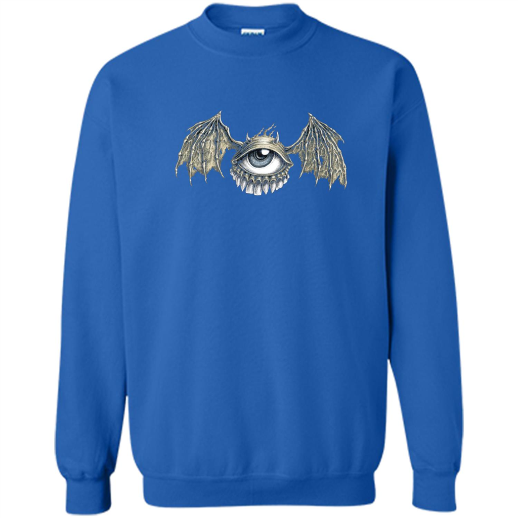 Eyebat T-shirt Scary Halloween Tshirt Royal