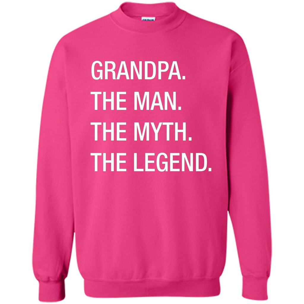 Grandpa The Man The Myth The Legend T-shirt Heliconia