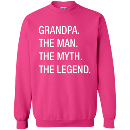 Grandpa The Man The Myth The Legend T-shirt Heliconia