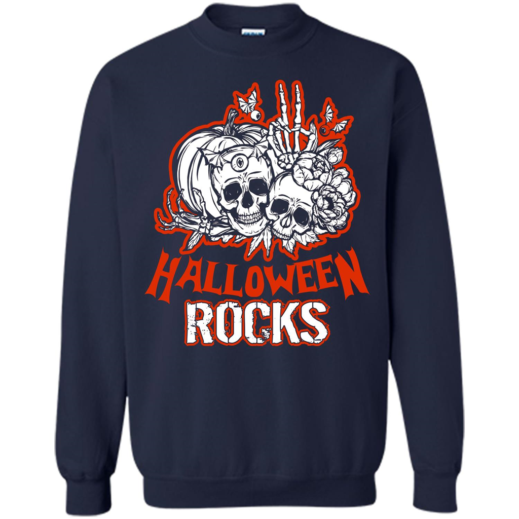 Halloween Rocks T-shirt Navy