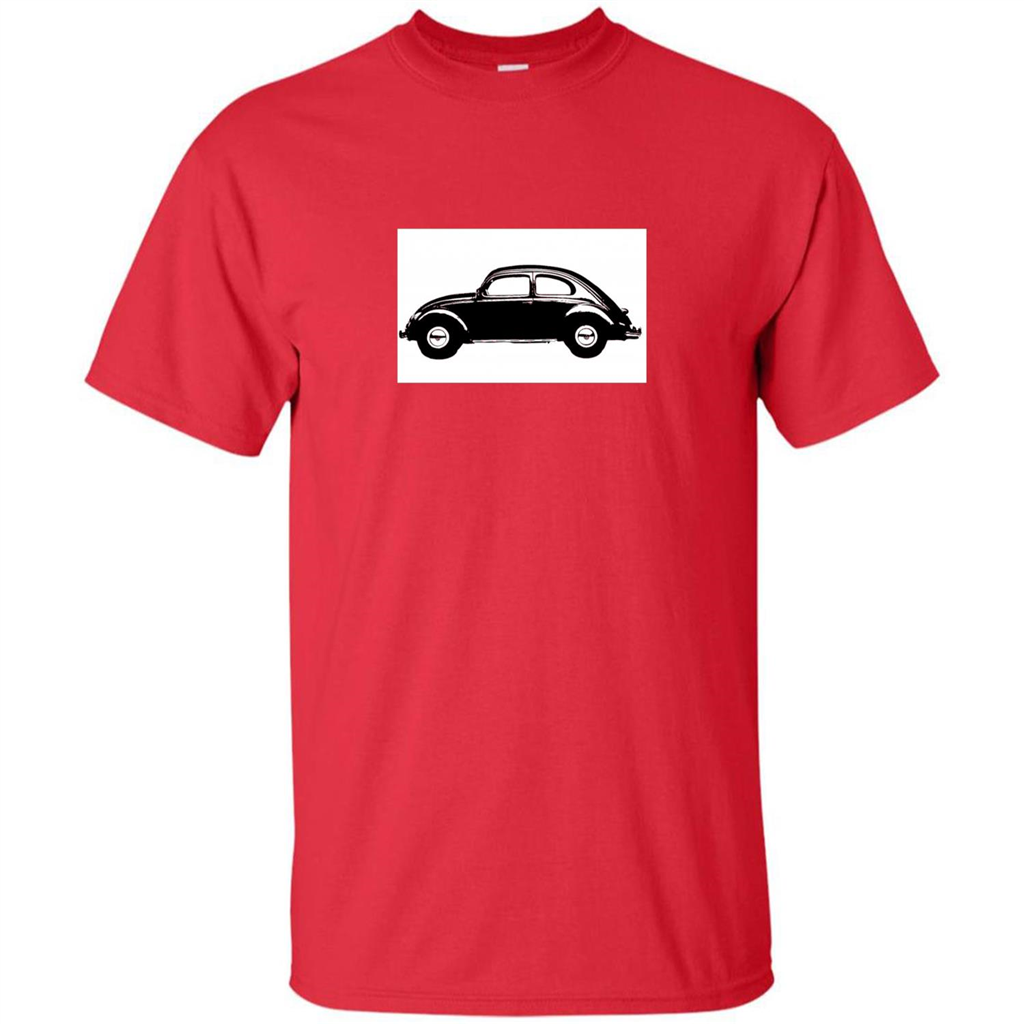 German Car T-shirt 1960's Beetle Red