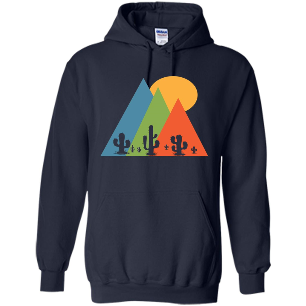 Cactus, Mountain and Sun T-shirt Navy