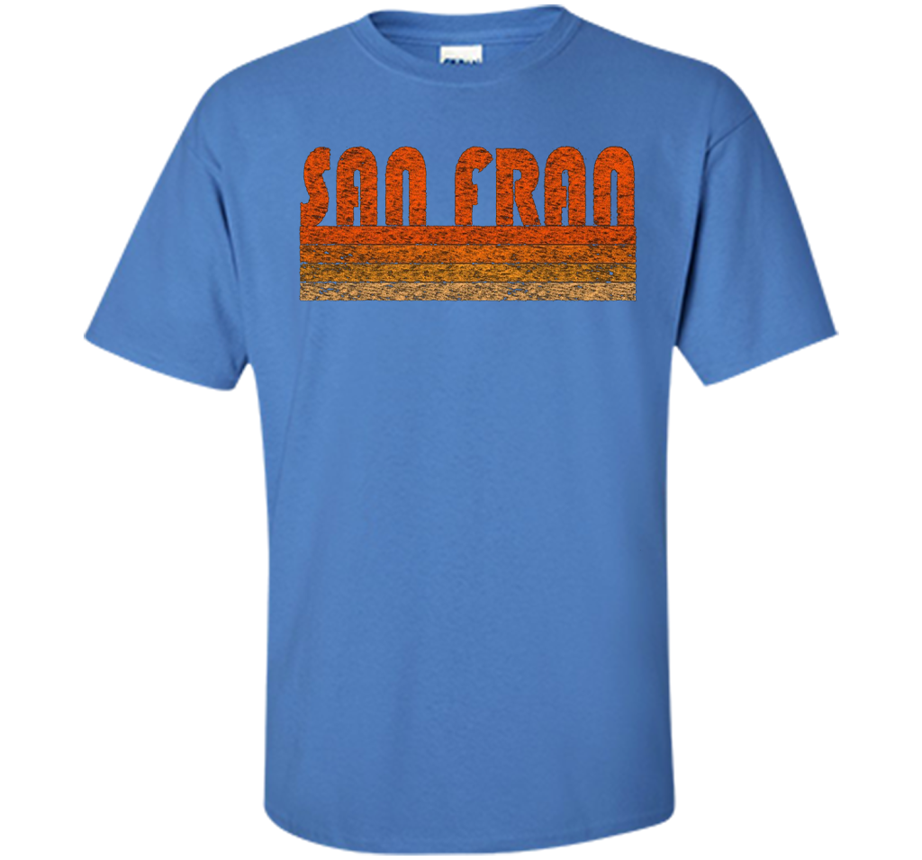 Vintage Retro San Francisco T-Shirt cool shirt Iris