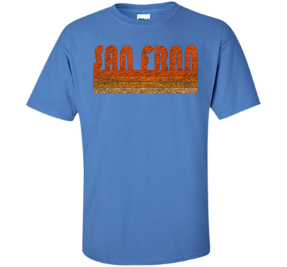 Vintage Retro San Francisco T-Shirt cool shirt Iris