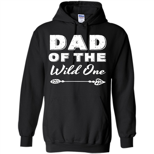 Dad Of The Wild One T-shirt Black