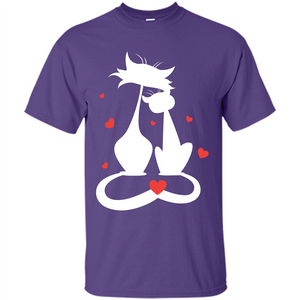 Cat Lover T-shirt Cat Couples