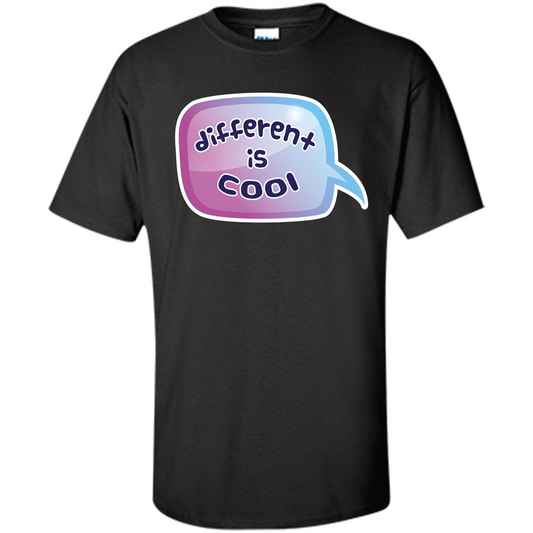 Lifestyle T-shirt Different is Cool T-shirt Black