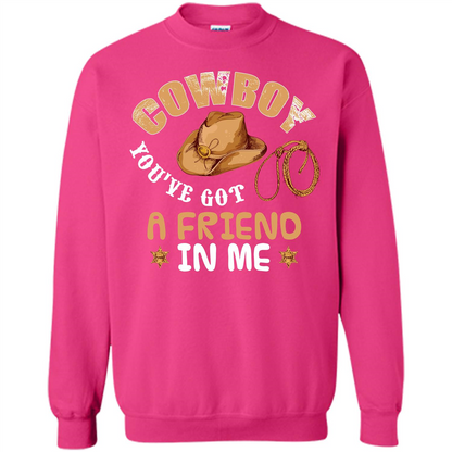 Cowboy You've Got a Friend in Me T-shirt Heliconia