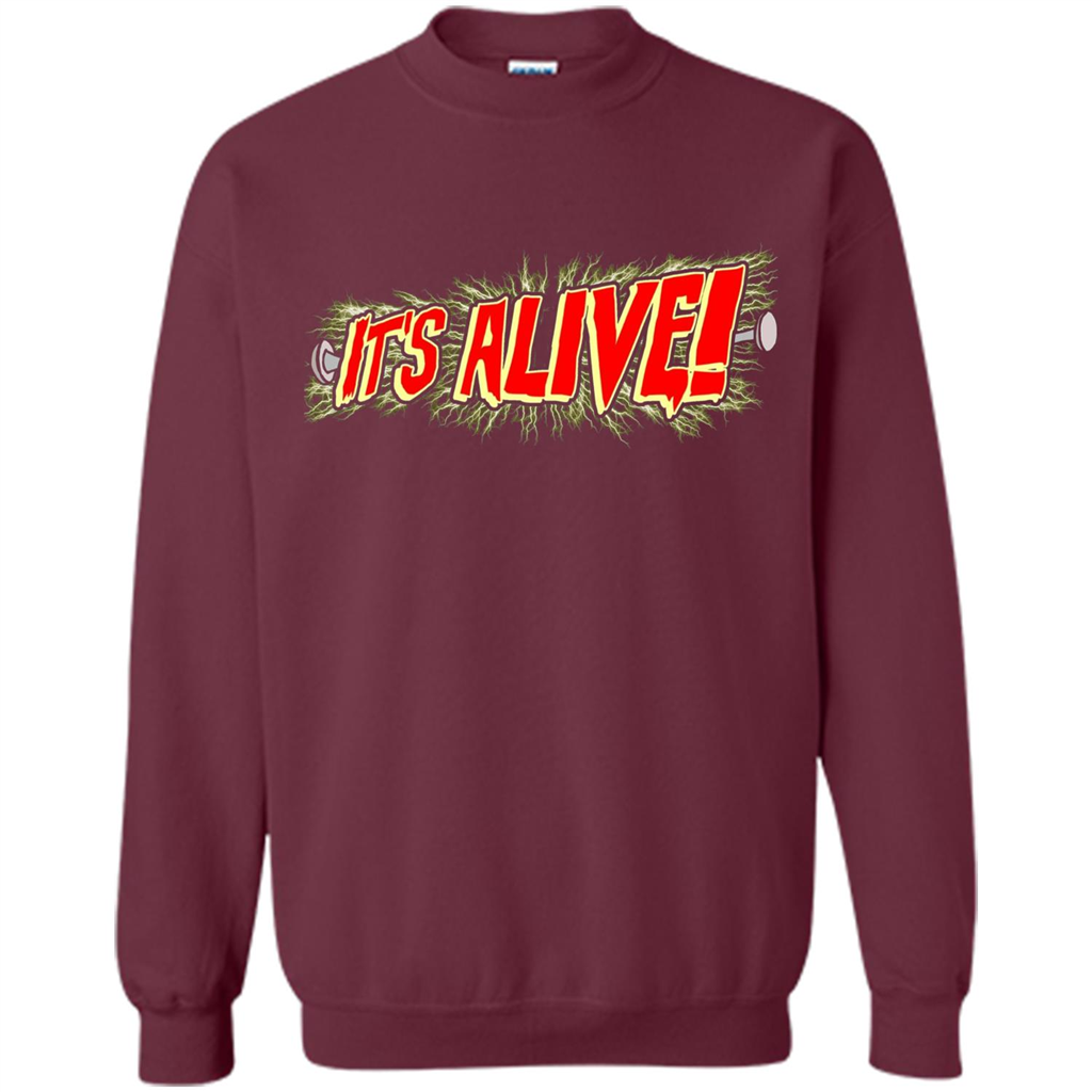 It's Alive Frankenstein T-shirt Maroon
