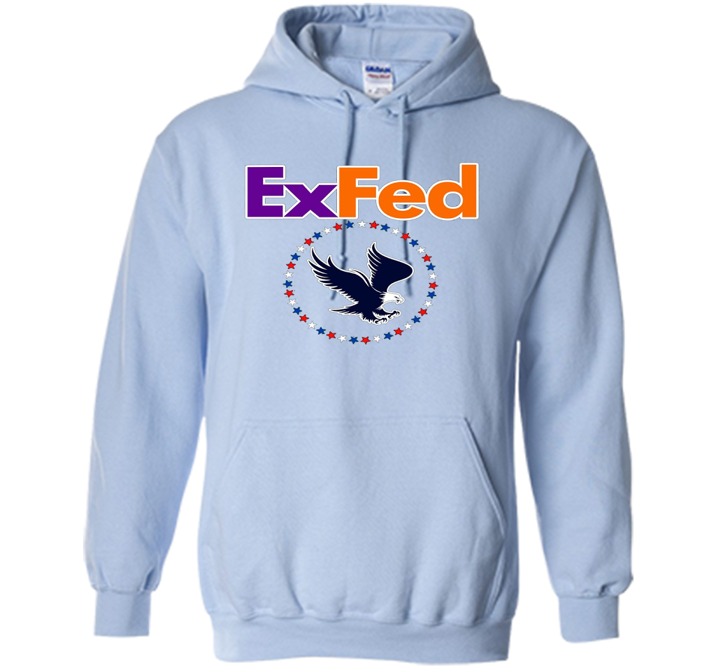 Funny Retired Federal Government Worker EX FED T-shirt t-shirt Light Blue