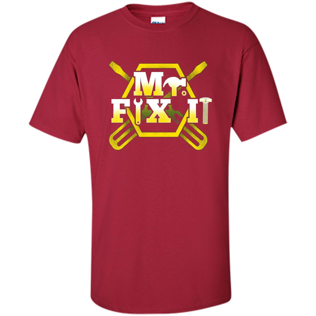 Fathers Day T-Shirt Mr.Fix It Cardinal