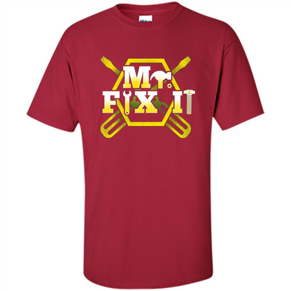 Fathers Day T-Shirt Mr.Fix It Cardinal