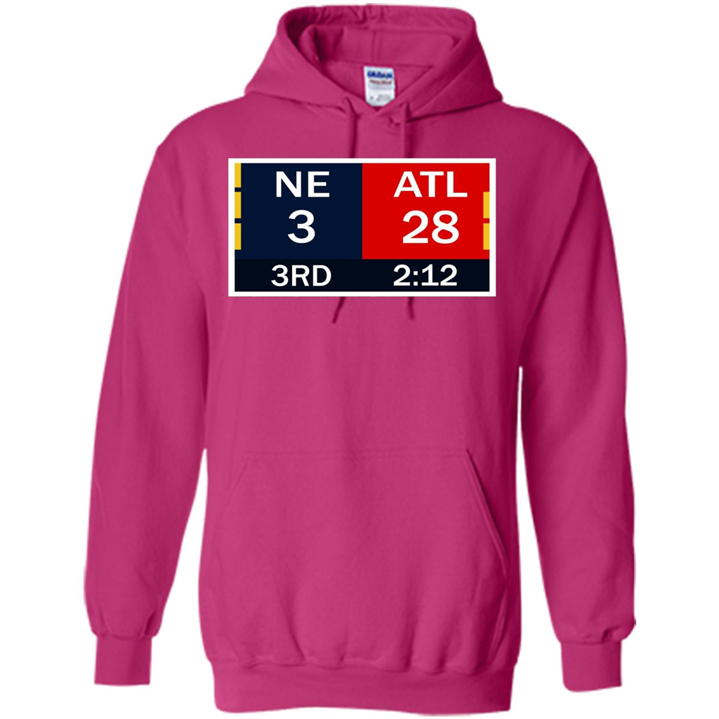 NE 3 ATL 28 Final T-shirt 2 Sides 1 Game Heliconia