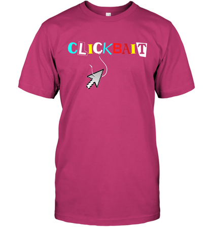 ClickBait Fishing Shirt T-Shirt T-Shirt Heliconia