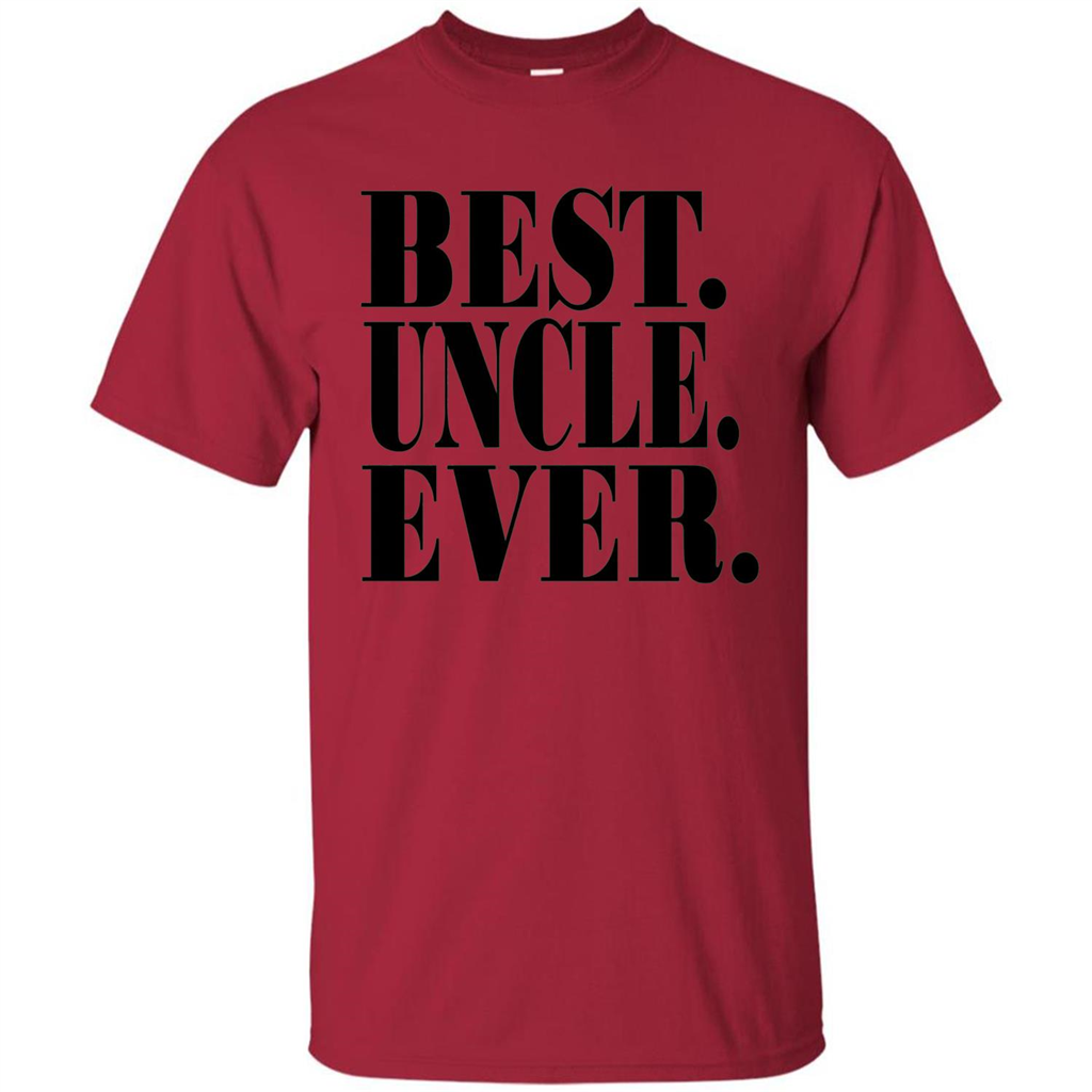Best Uncle Ever T-shirt Cardinal