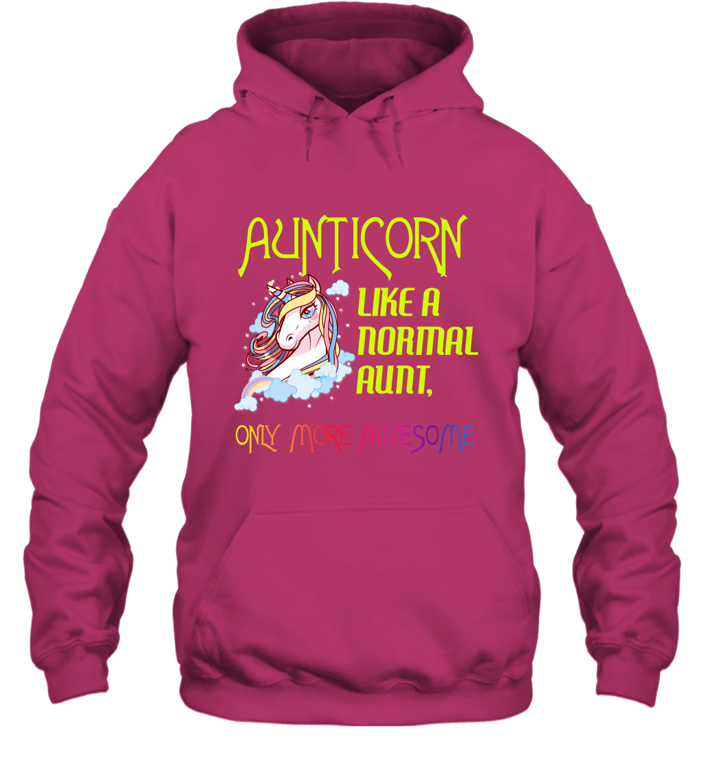 Aunticorn Like A Normal Aunt Only More Awesome Shirt Hoodie Hoodie Heliconia