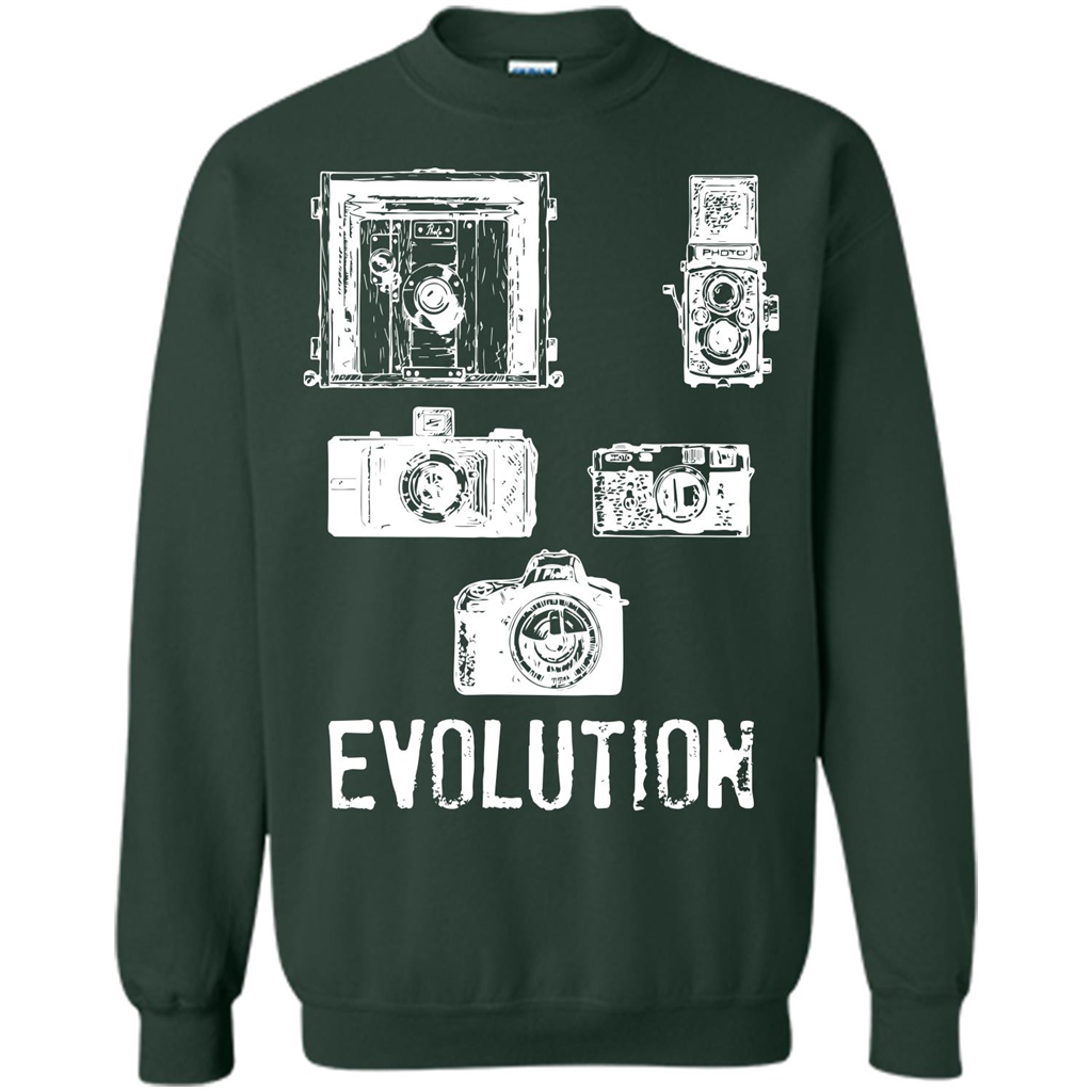 Photographer T-shirt Evolution T-shirt Forest Green