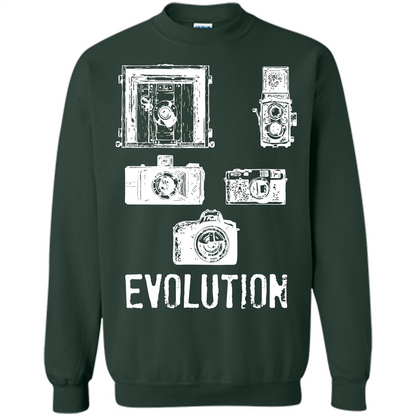 Photographer T-shirt Evolution T-shirt Forest Green