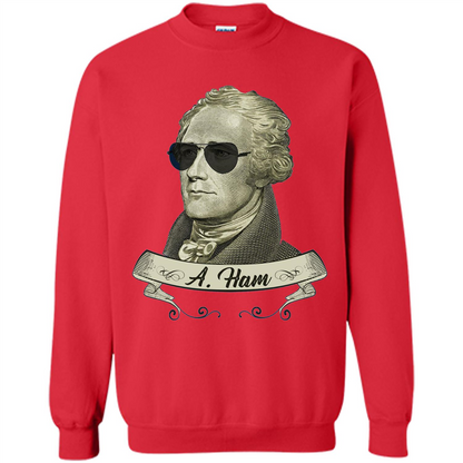 Cool Sunglasses T-shirt Funny Hamilton T-shirt Red