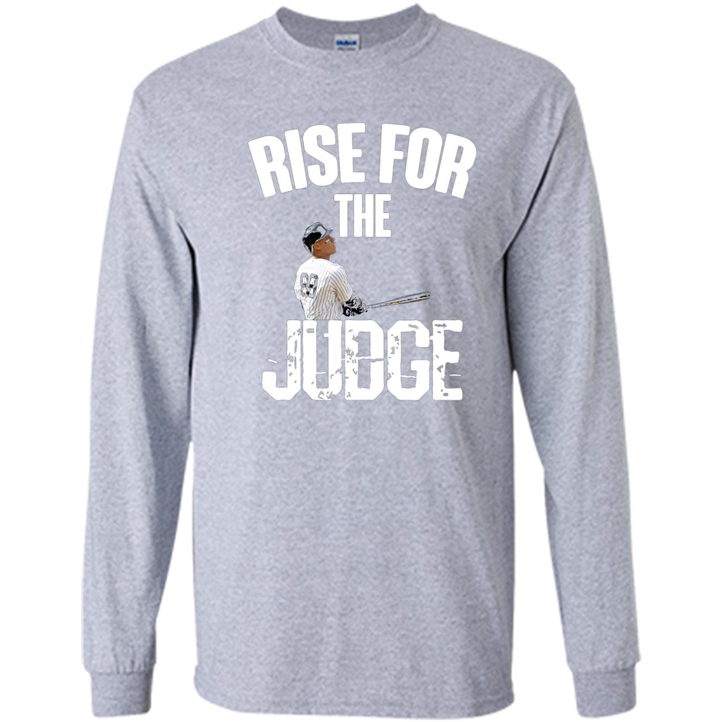 All Rise For The Judge Shirt 99 Baseball T-shirt Sport Grey