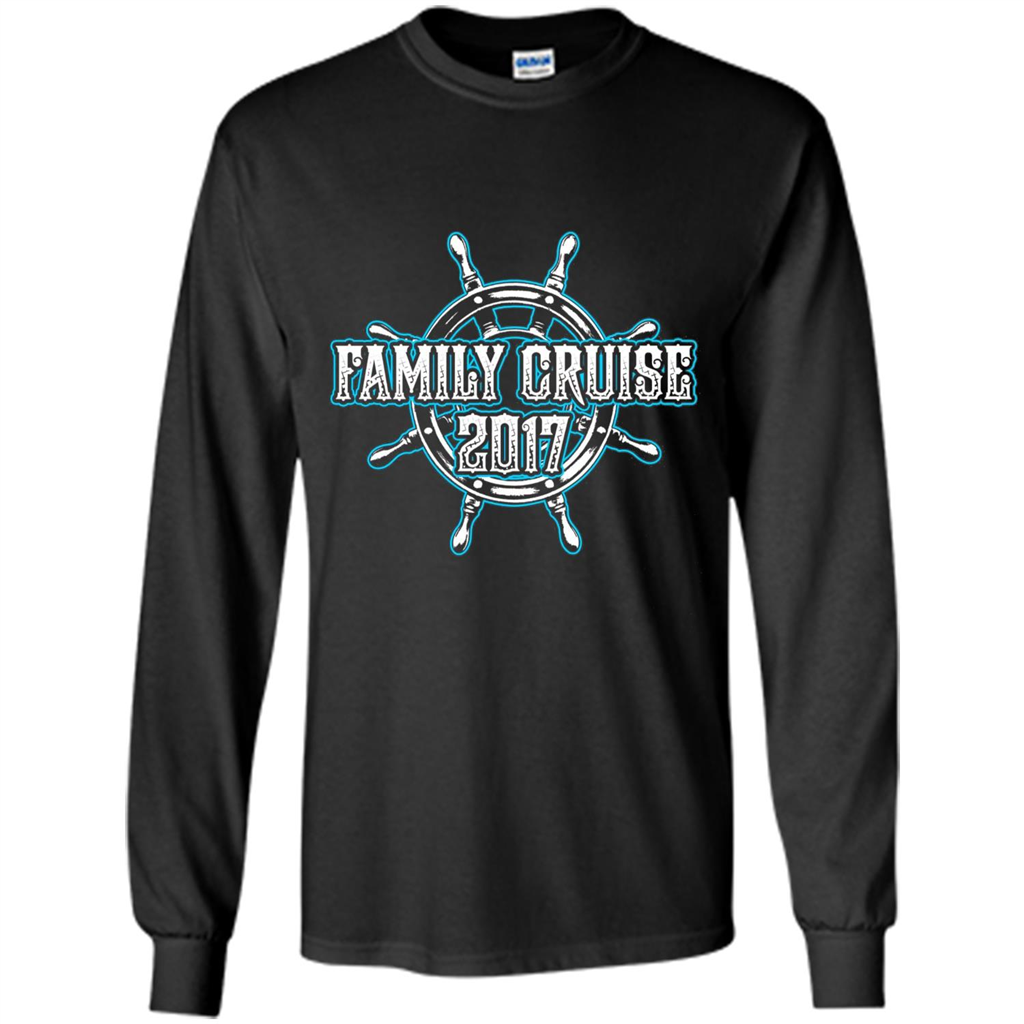 Family Cruise 2017 T-Shirt Family Vacation T-shirt Black