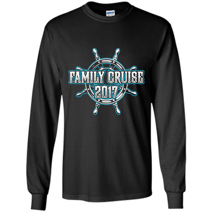 Family Cruise 2017 T-Shirt Family Vacation T-shirt Black