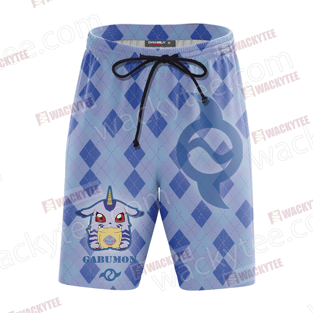 Digimon - Yamato New Style Unisex 3D Beach Shorts