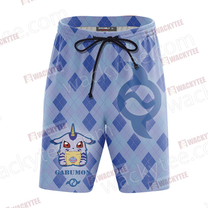 Digimon - Yamato New Style Unisex 3D Beach Shorts