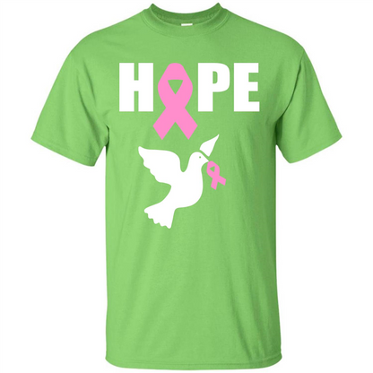 Cancer Awareness T-shirt Hope T-shirt Lime