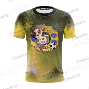 Digimon Taichi And Koromon Unisex 3D T-shirt