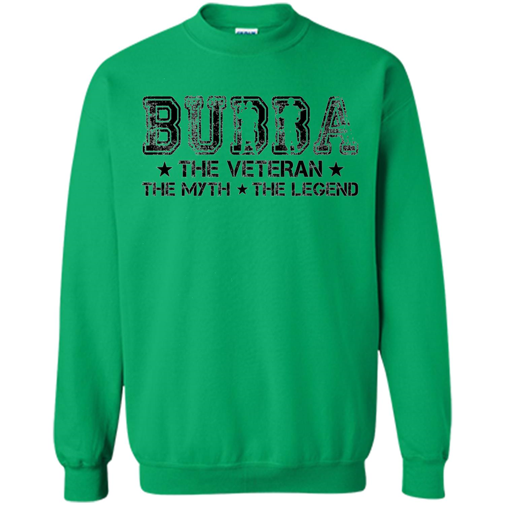 Fathers Day T-shirt Bubba The Veteran The Myth The Legend Irish Green