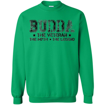 Fathers Day T-shirt Bubba The Veteran The Myth The Legend Irish Green