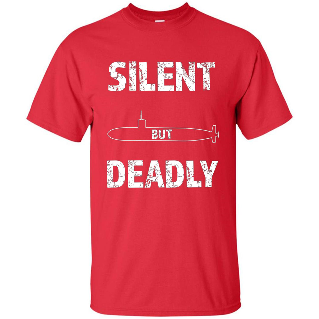 Submariners T-shirt Silent But Deadly T-shirt Red