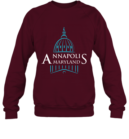 Anna Polis Maryland Shirt Sweatshirt Sweatshirt Maroon