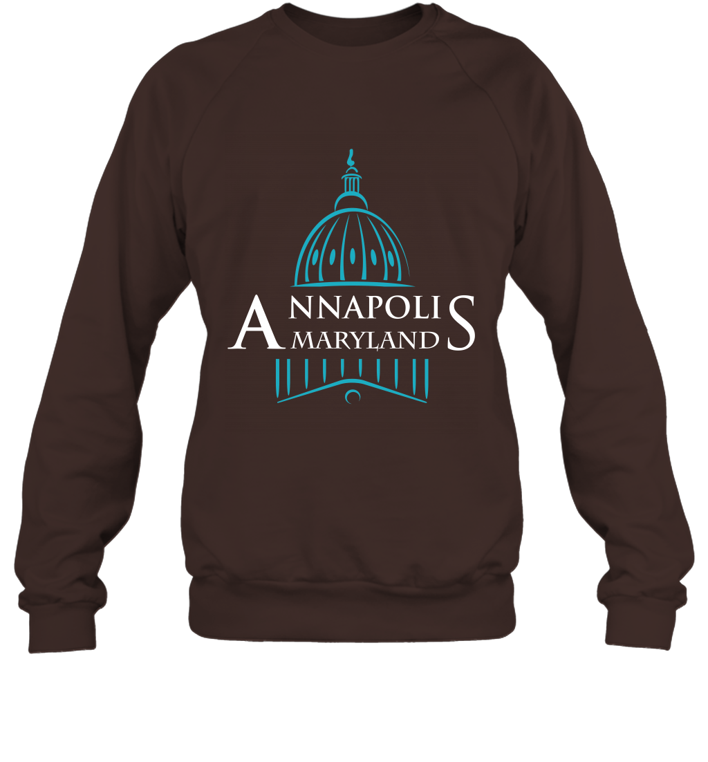 Anna Polis Maryland Shirt Sweatshirt Sweatshirt Dark Chocolate